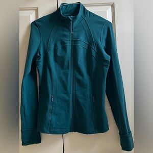 🍒LULULEMON DEFINE Jacket sz 10 STORM TEAL GREEN Full-Length *LUON